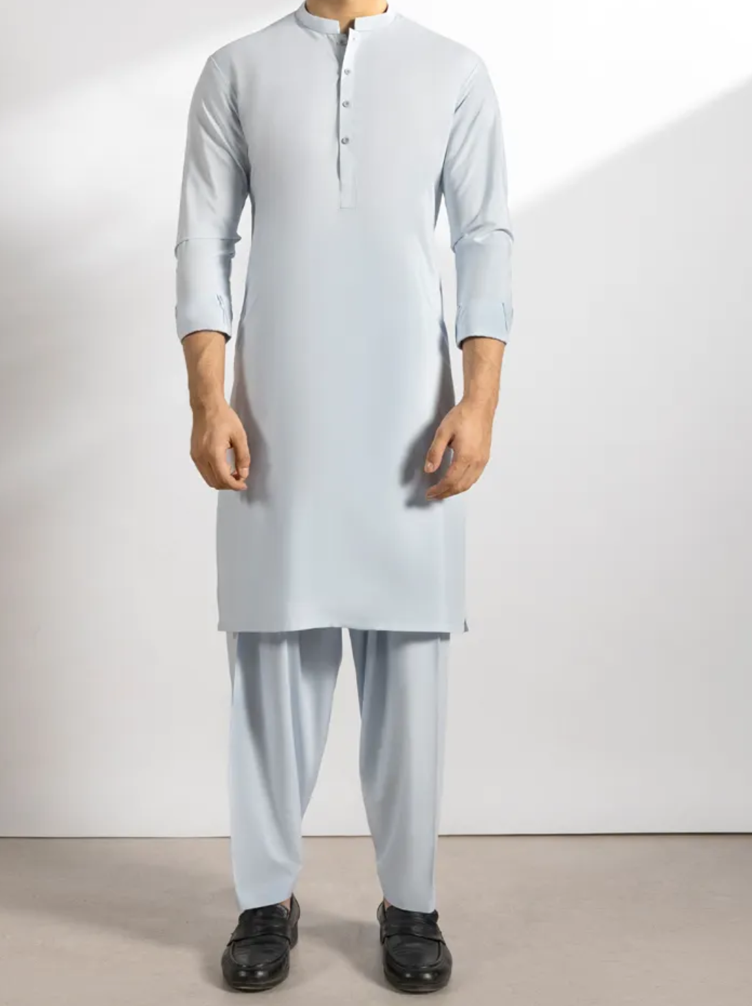 J. SkyBlue-Kameez Shalwar-Teen Boys
