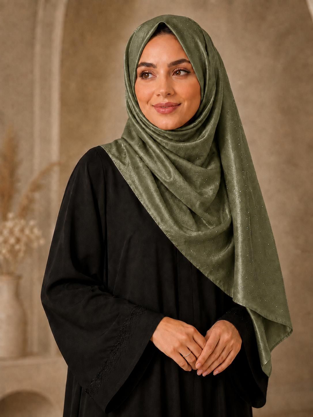 Satin Silk Fancy Hijabs