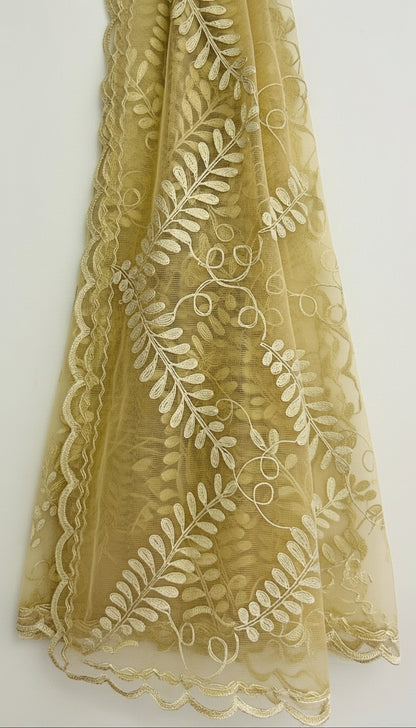 Golden Duppata-Soft Net