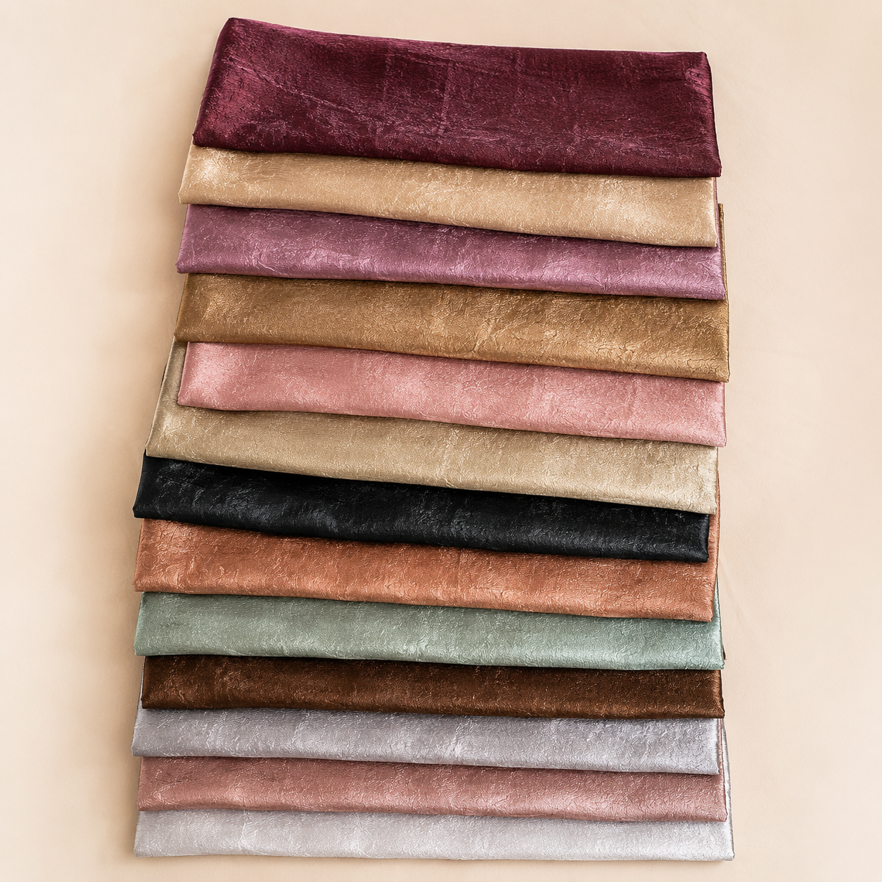 Crushed Satin Silk Hijabs