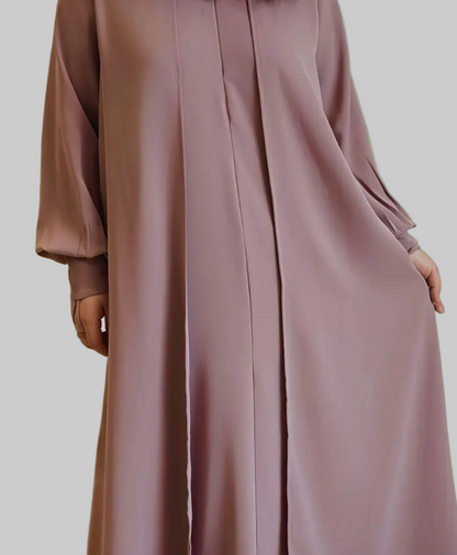Noor’s-Purple Pink- Basic Abaya-