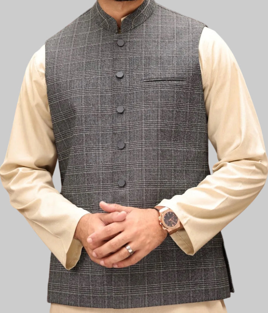 Grey-waistcoat Gents-Brand: M.T.J