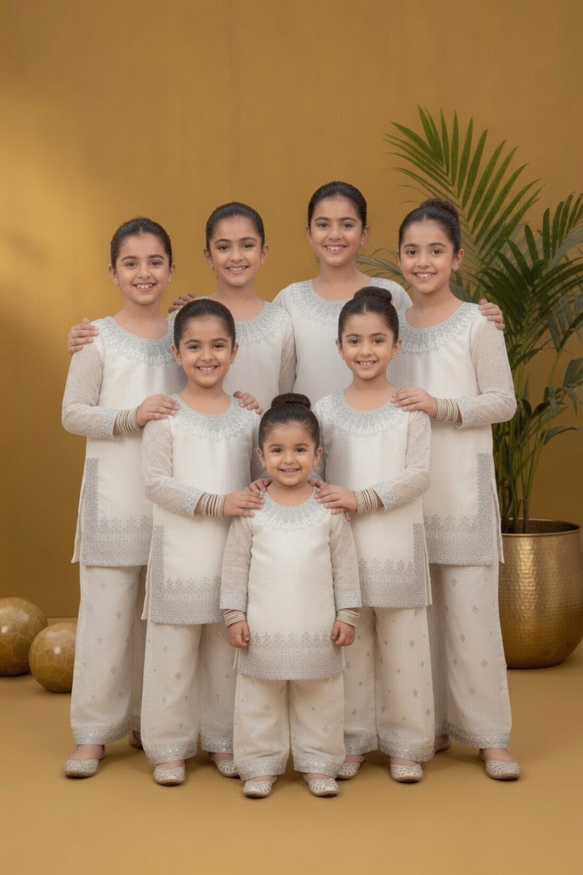Noor’s-White 3PC