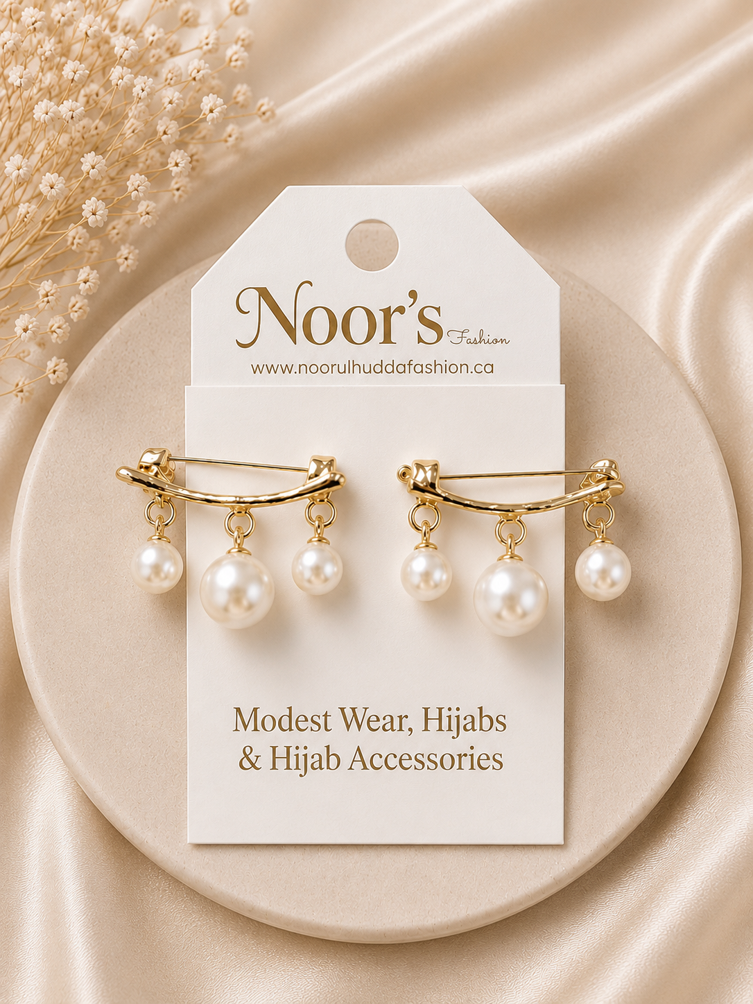 Pearl Brooch Pins