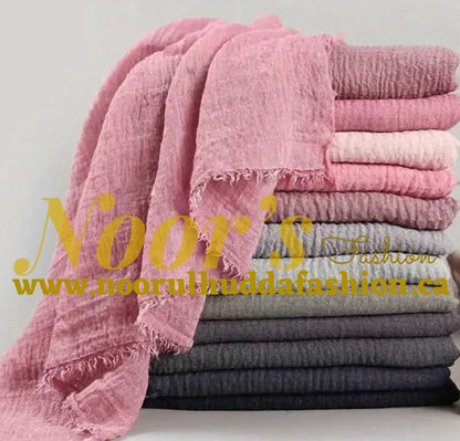 Crinkle Cotton Scarf