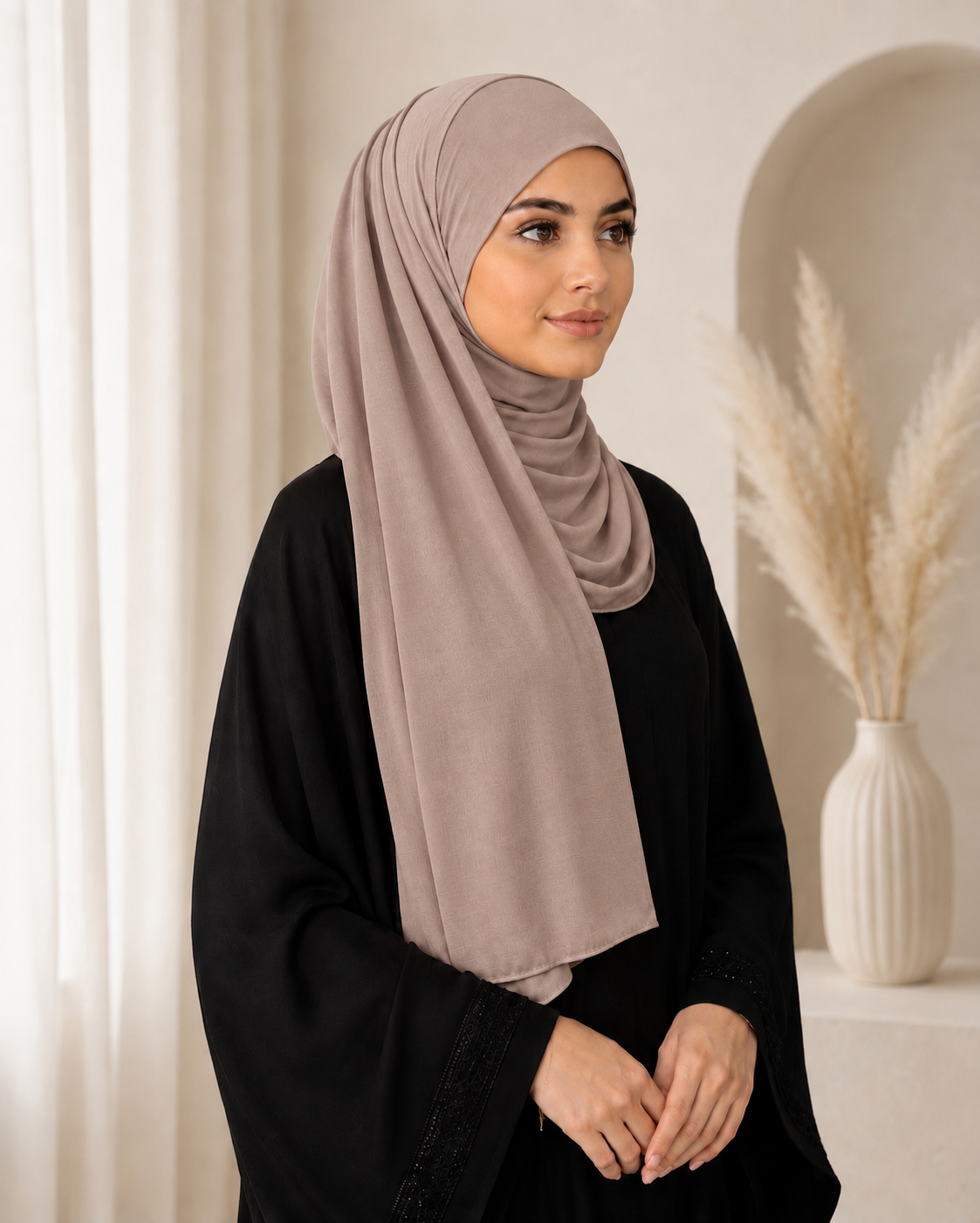 Model Hijab W/Matching Hijab Cap