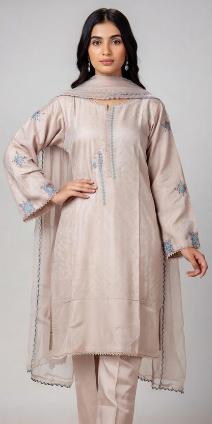 MTJ-3pc Jaquard-Teapink