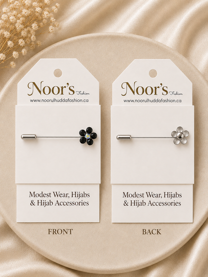 Floral Hijab Pin-1Pc