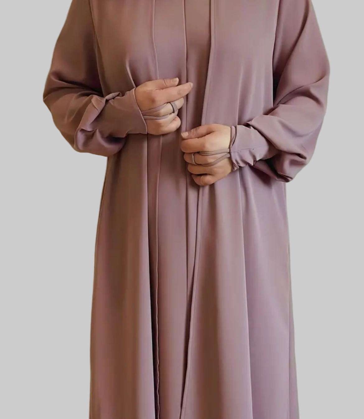 Noor’s-Purple Pink- Basic Abaya-
