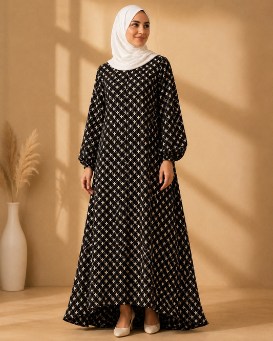 Chiffon Abaya Dress #6