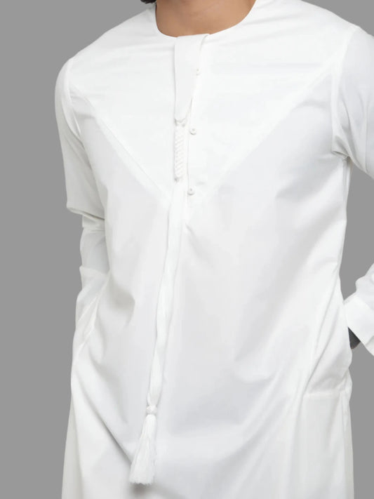 Off White-Noor’s-thobe/Jubba-Emirati Style