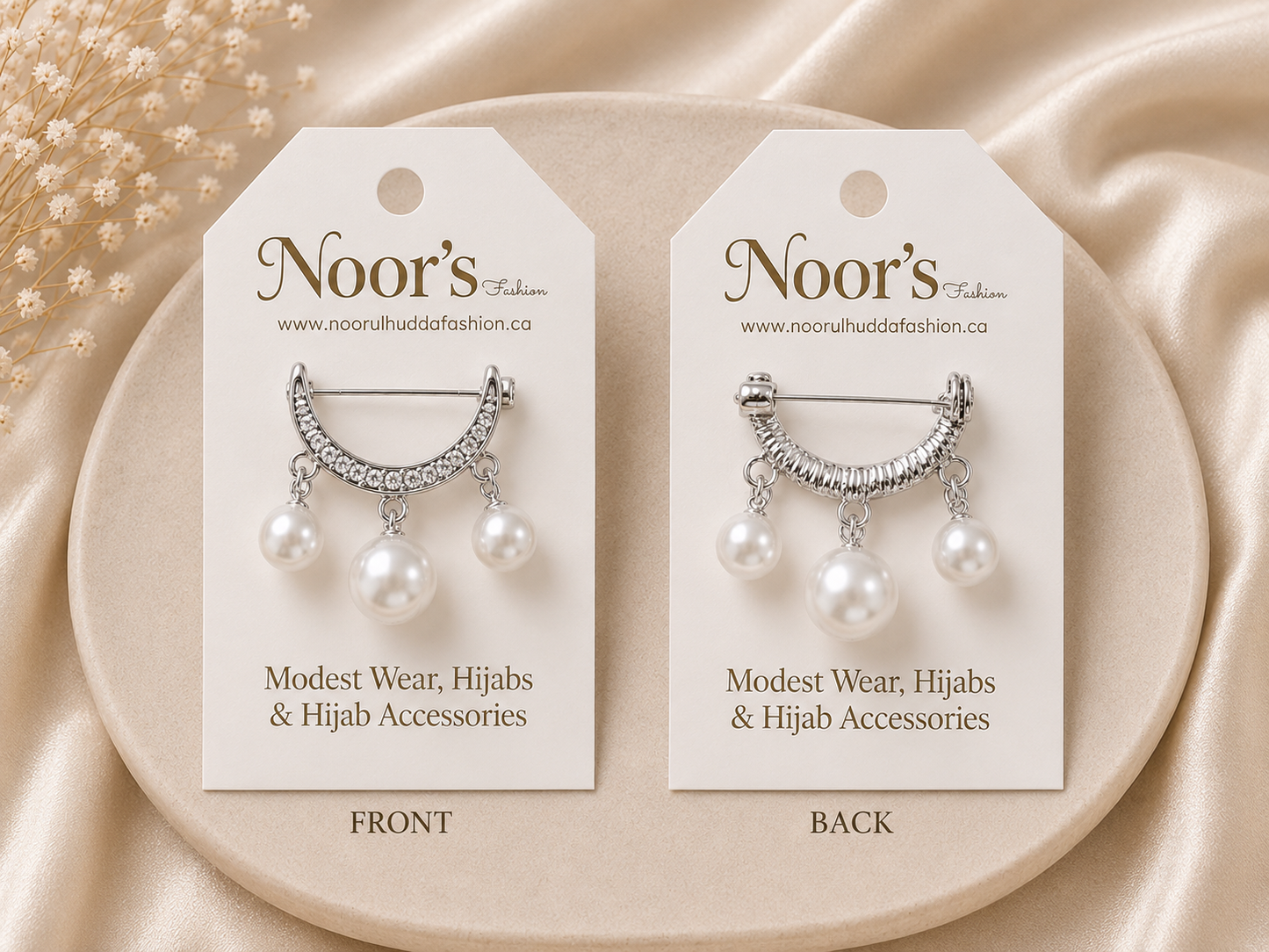 Pearl Brooch Pins