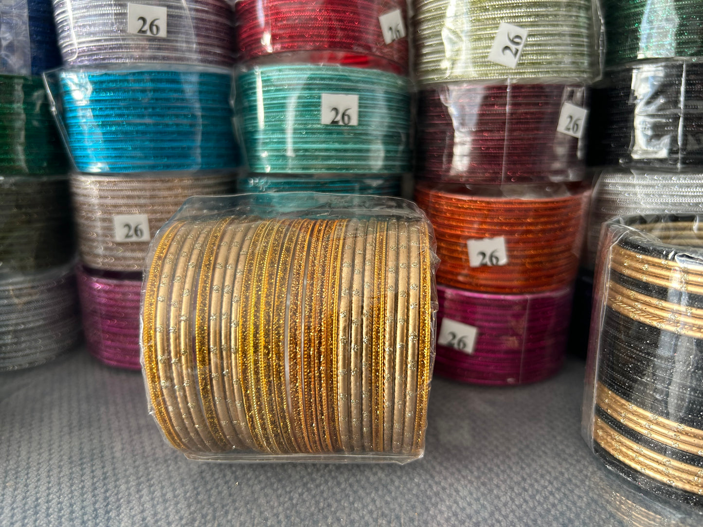 Metal Bangles-one size-2.6