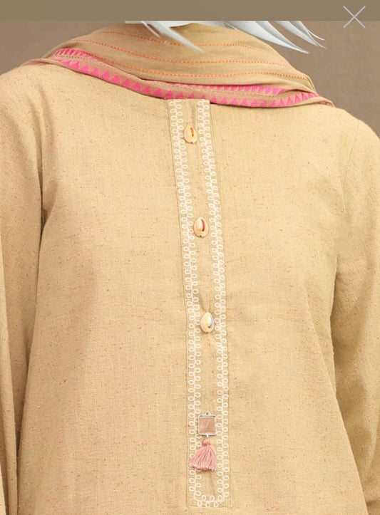 J. Teen Girls-Beige-3pc