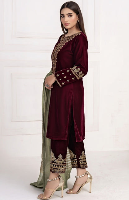 Brand: Limelight-Burgundy-Velvet