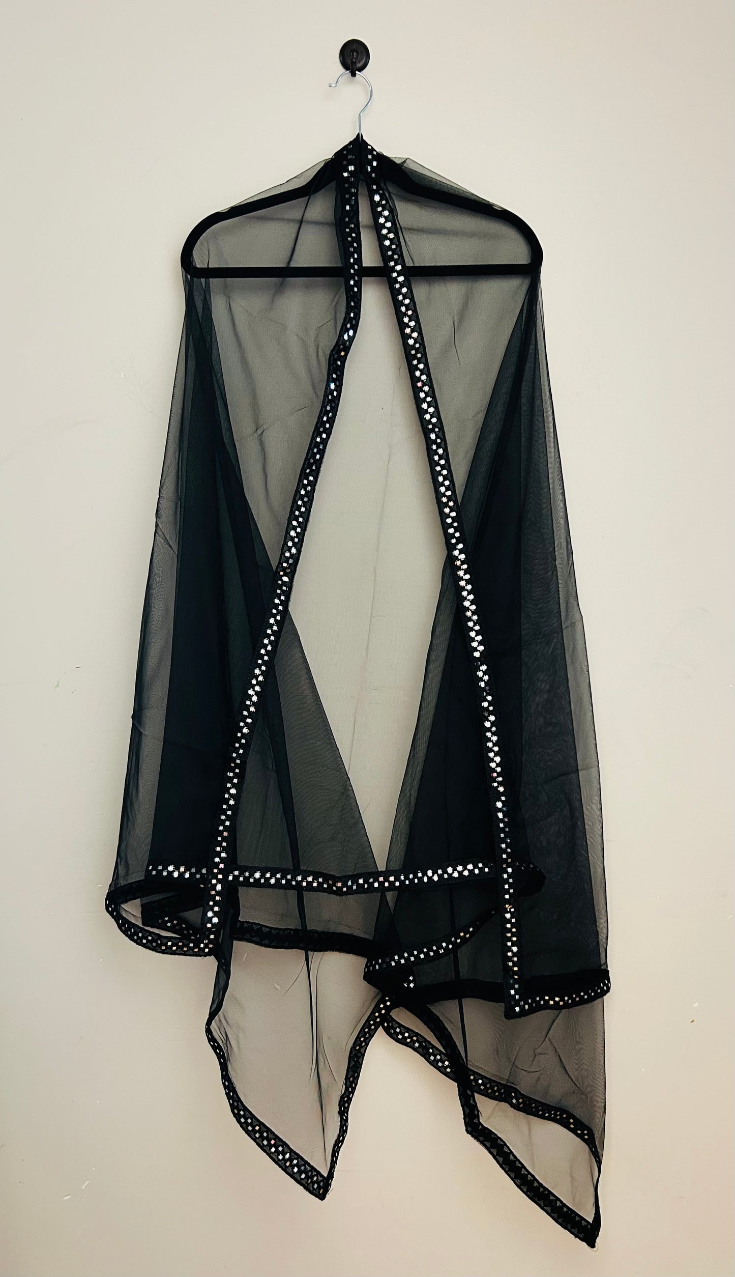 Black Soft Net-Duppata