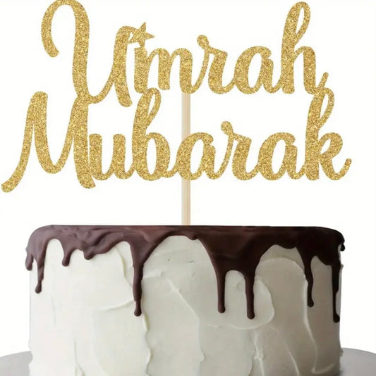Umrah Mubarak Cake Decoration