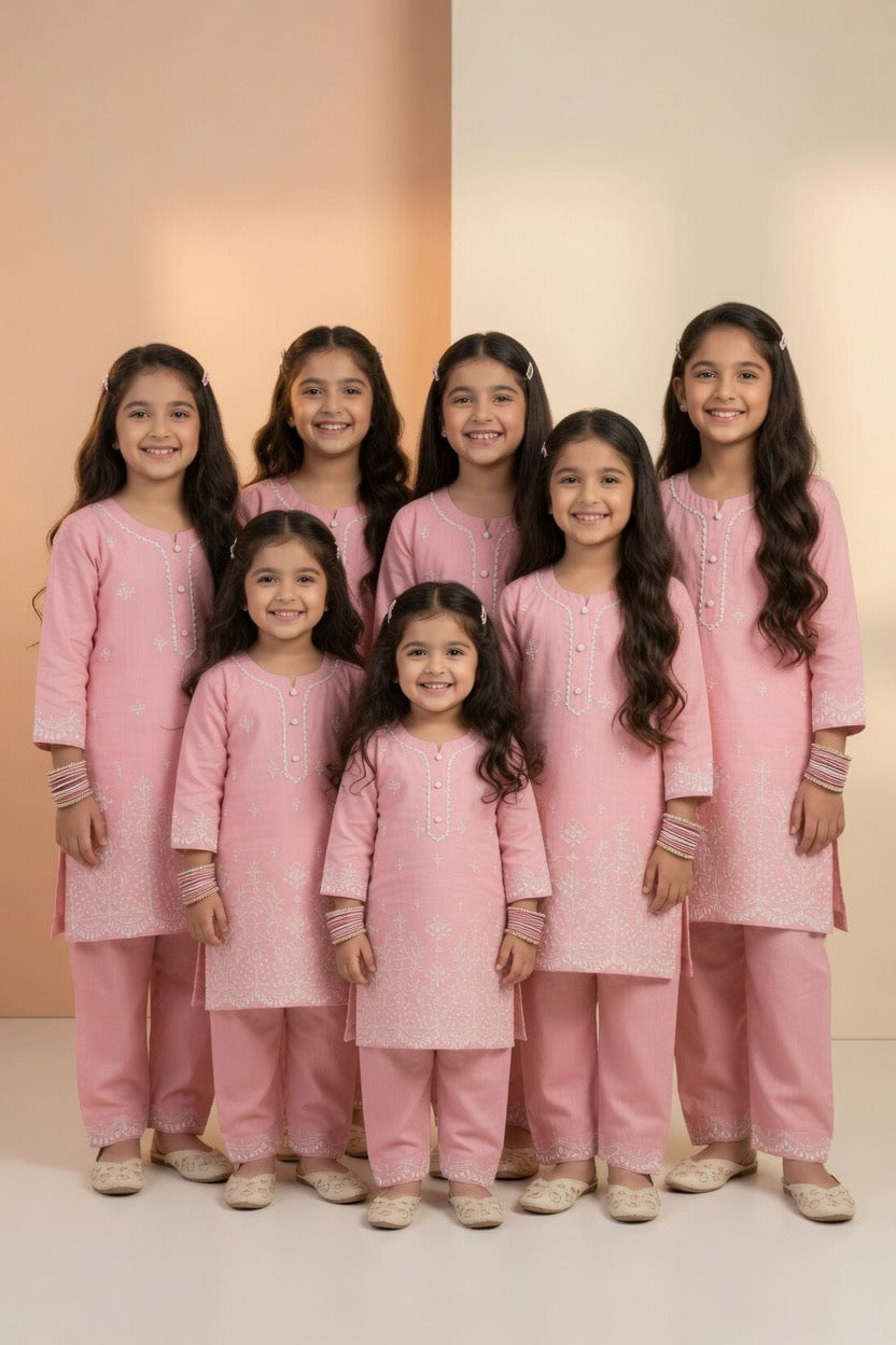 Noor’s-Light Pink 2PC Cotton