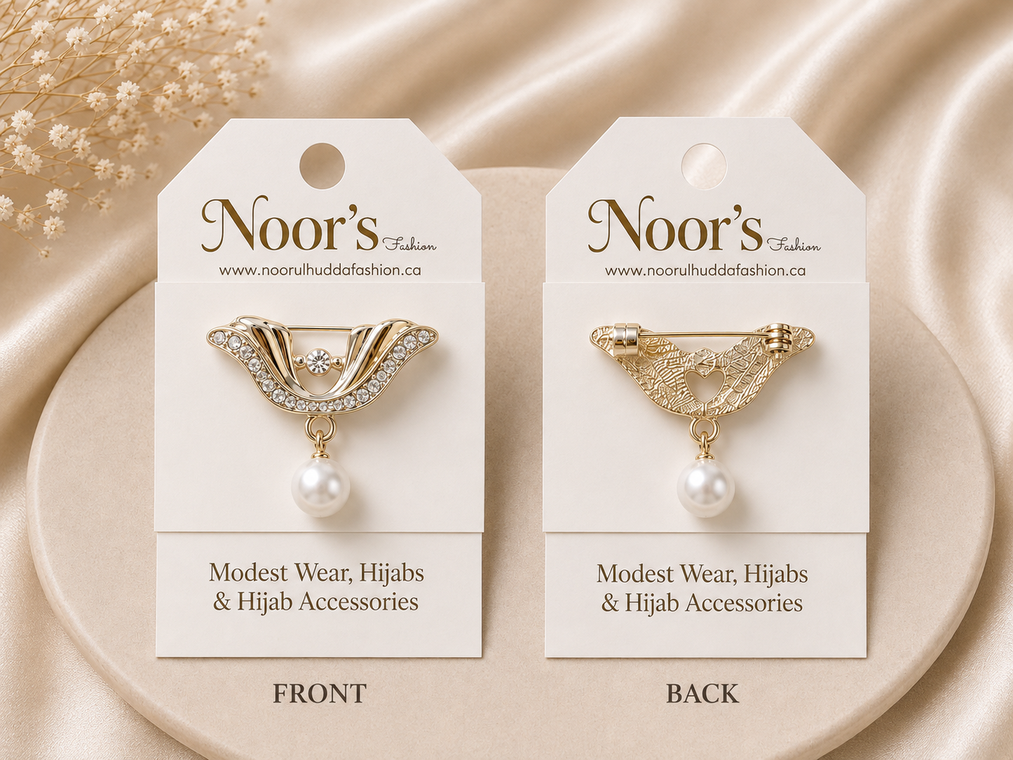 Pearl Brooch Pins