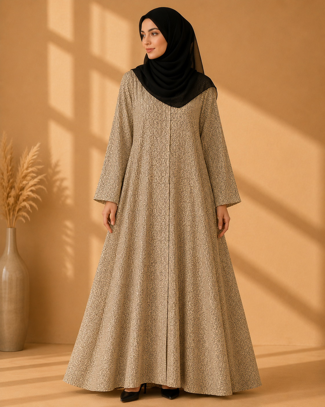 Chiffon Abaya Dress #2