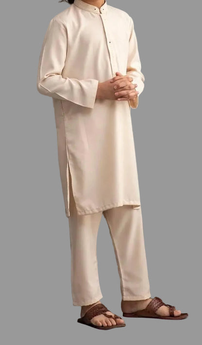 MTJ-Creamy white-Kids Boys