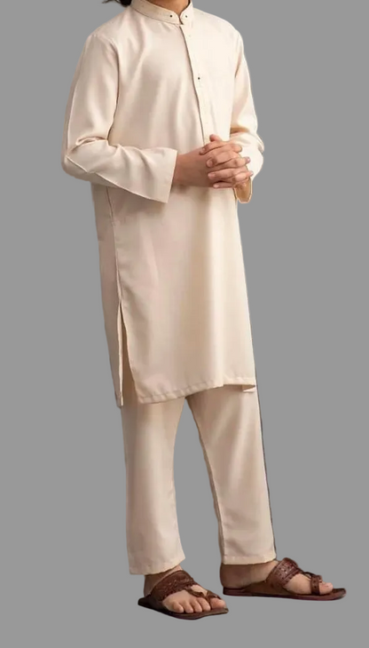 MTJ-Creamy white-Kids Boys