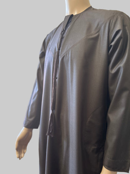 DarkBrown-Noor’s-Thobe/Jubba-Emirati Style