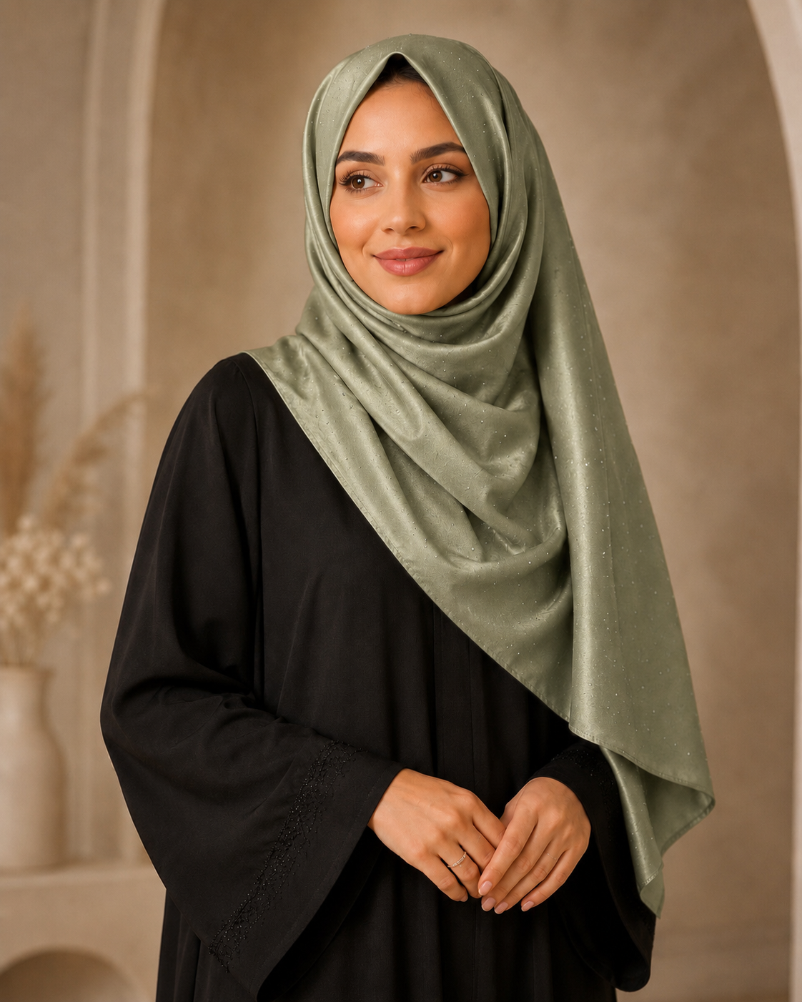 Satin Silk Fancy Hijabs