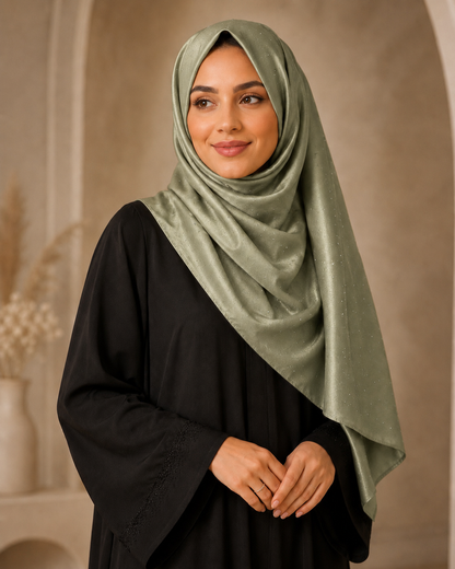 Satin Silk Fancy Hijabs