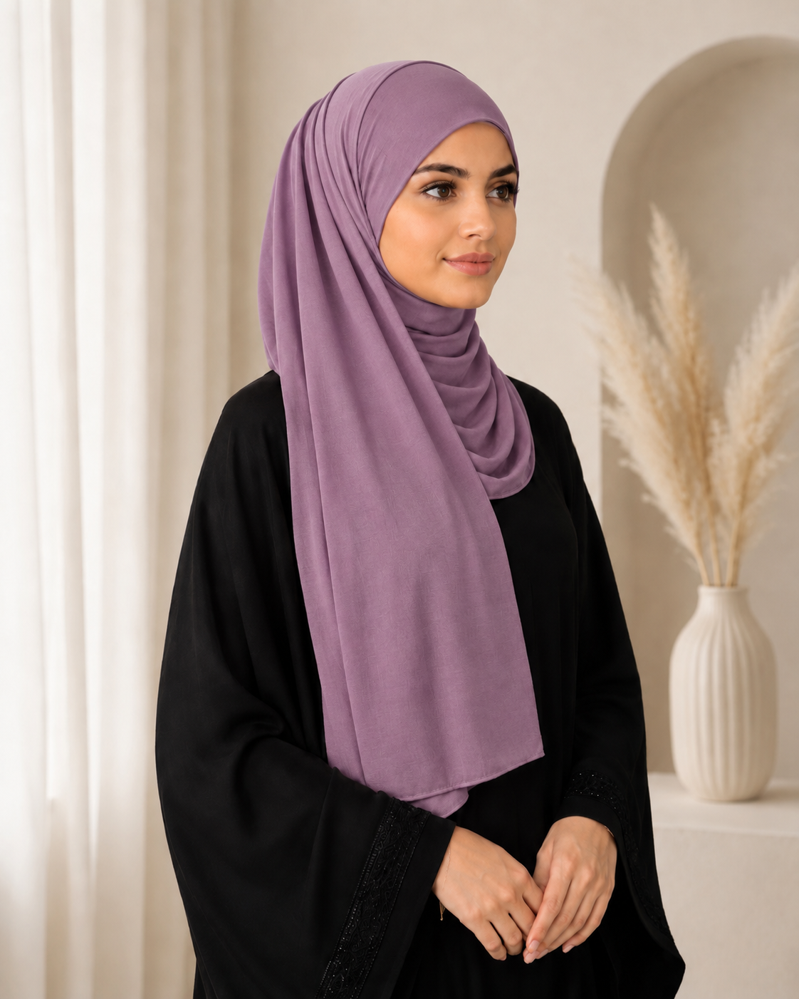 Model Hijab W/Matching Hijab Cap