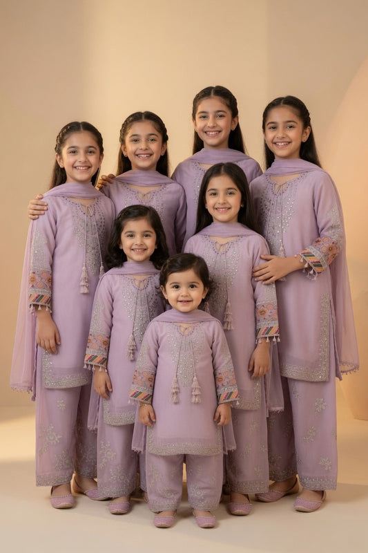 Noor’s-Light Purple 3PC Chiffon