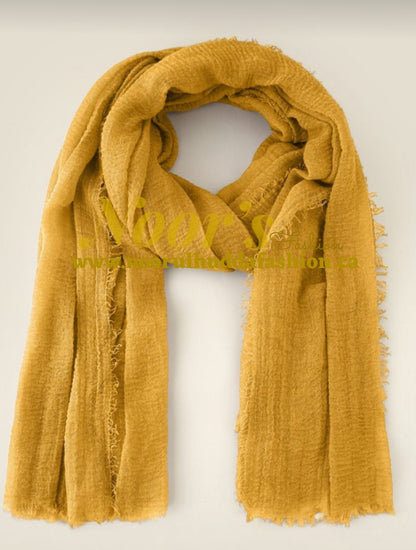 Crinkle Cotton Scarf