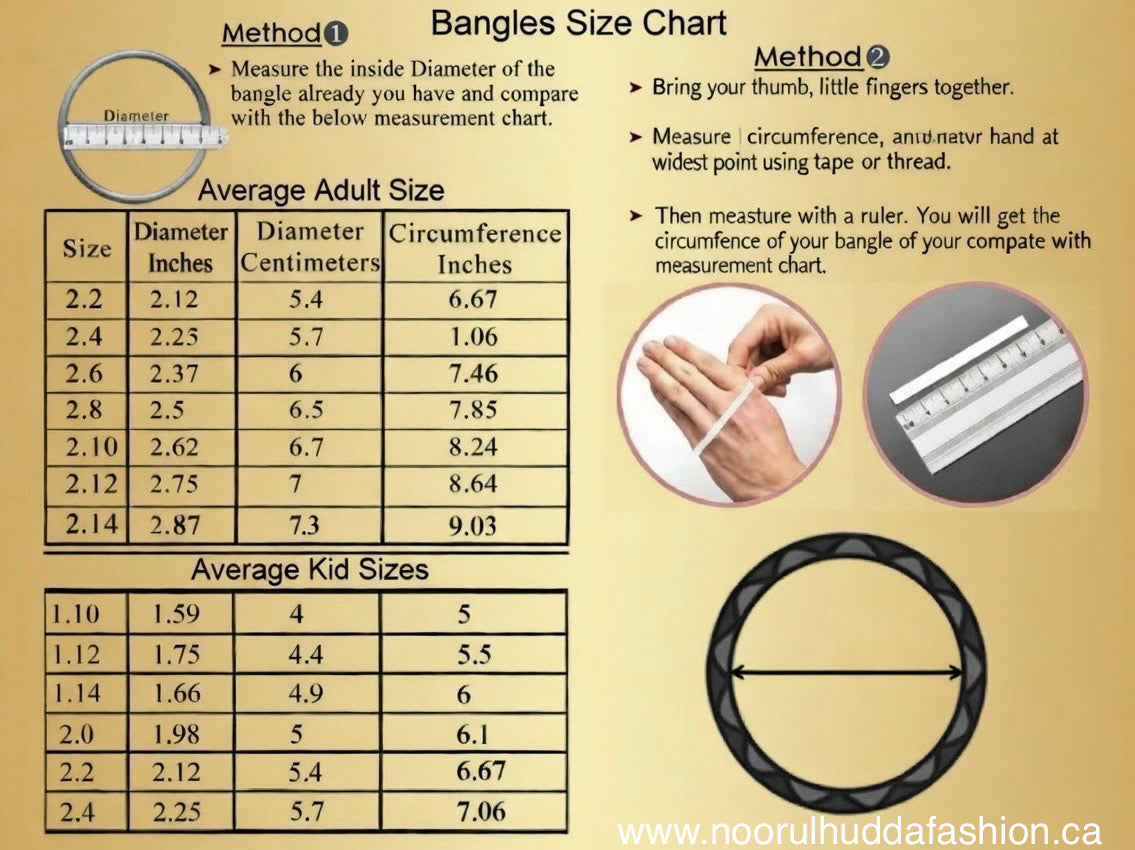 Metal Bangles-one size: 2.2