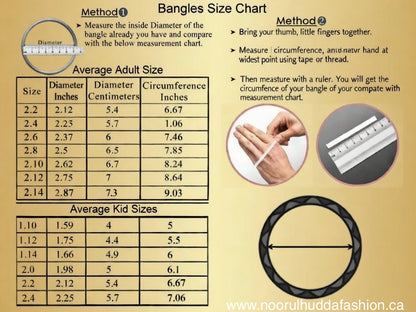 Metal Bangles-one size: 2.2