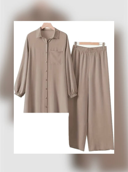 2pc Cord Set-Beige