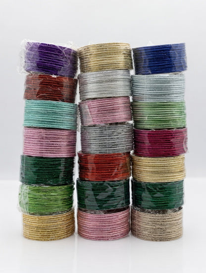 Metal Bangles-one size: 2.4