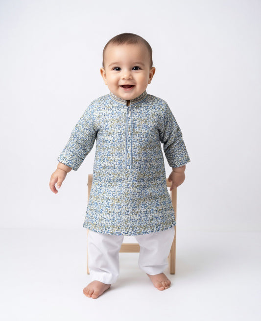 Multi Colour-Kameez Shalwar-Baby Boys- J.