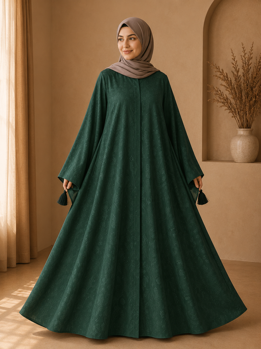 Noor’s Printed Abaya-6 colours