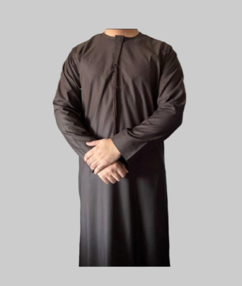 DarkBrown-Noor’s-Thobe/Jubba-Emirati Style