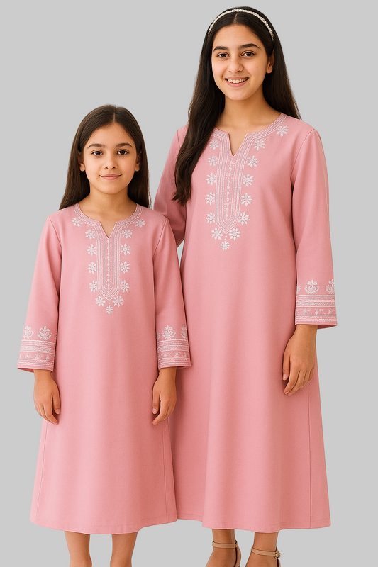 Noor's-Light Pink- Dress/Abaya