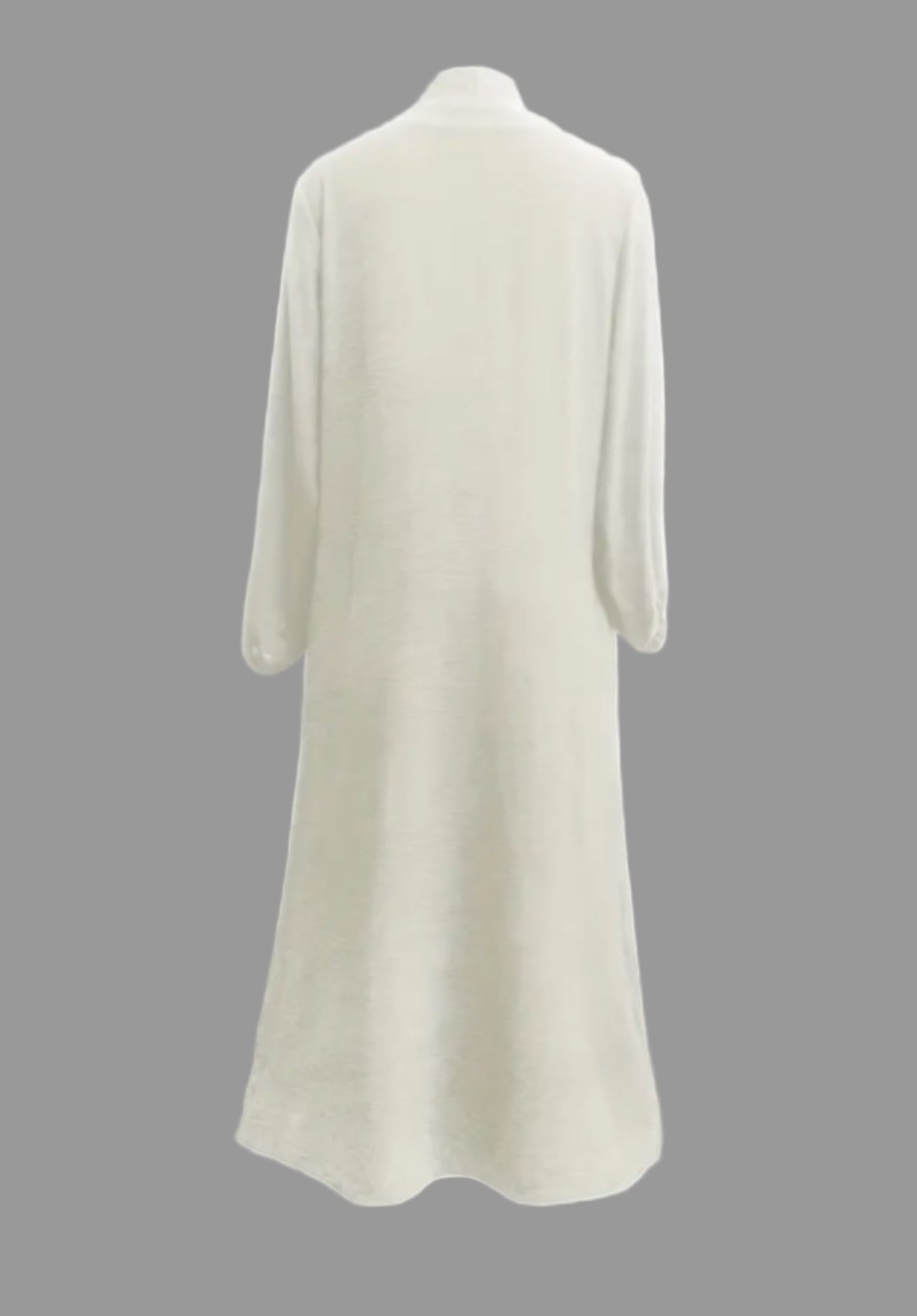 Noor’s-Soft White Abaya Set-2Piece