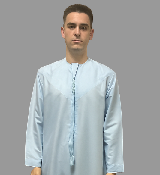 Light Skyblue-Noor’s-Thobe/Jubba-Emirati Style