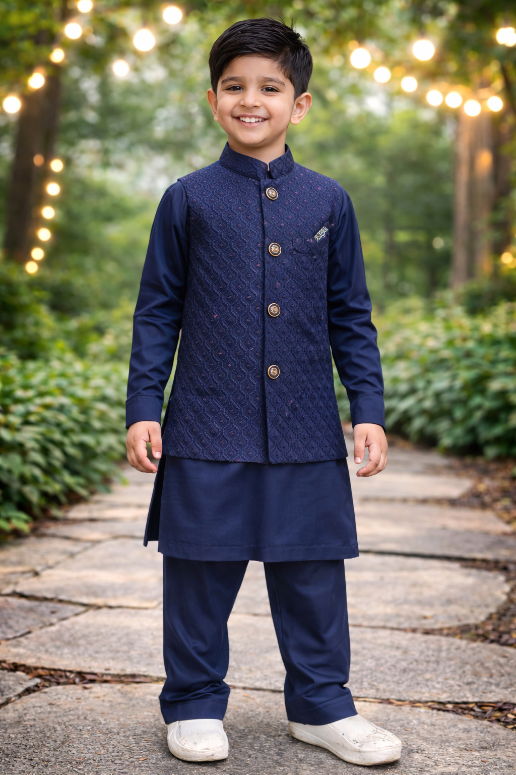 3Pc-Kids-Outfit-Navy Blue