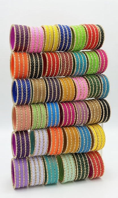 Metal Bangles-one size: 2.2