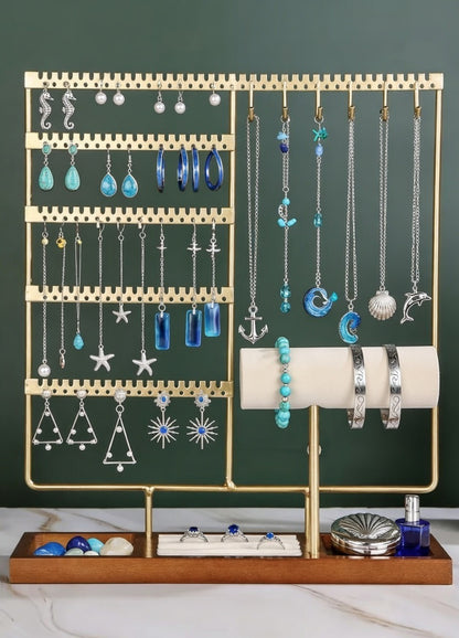 Golden Jewelry Organizer