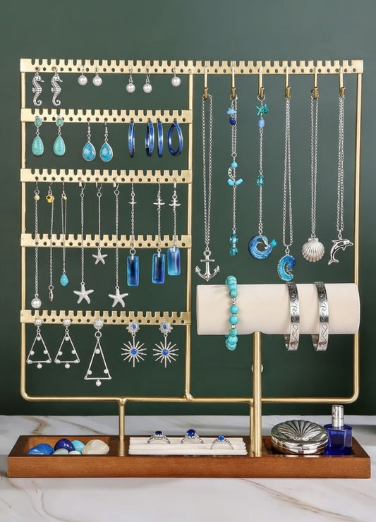 Golden Jewelry Organizer