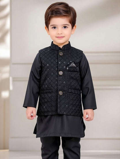 3Pc-Kids-Outfit-Black