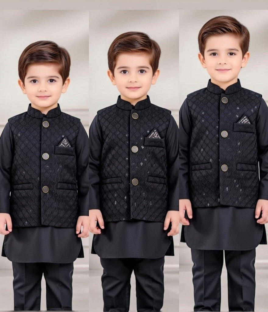 3Pc-Kids-Outfit-Black