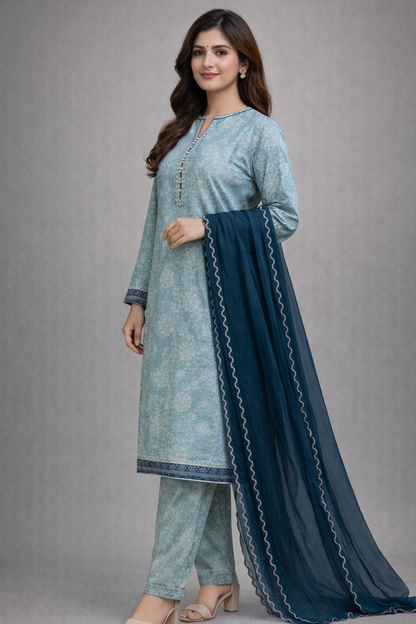 Brand:MTJ-3pc Blue Lawn