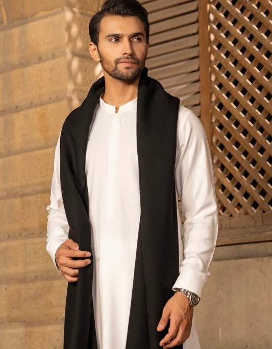 Black-Gent’s Shawl-Brand: M.T.J